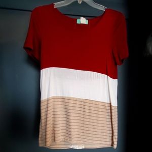 Color block shirt